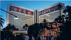  ?? ASSOCIATED PRESS FILE PHOTO ?? Florida-based Hard Rock Internatio­nal, owned by the Seminole Tribe, said it plans to reshape The Mirage at the center of Las Vegas Boulevard.