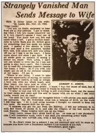  ?? (Democrat-Gazette archives) ?? Albert Jorns writes to Leola that he loves her with his whole heart in a letter published by the Nov. 16, 1922, Arkansas Gazette.