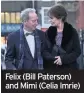  ??  ?? Felix (Bill Paterson) and Mimi (Celia Imrie)