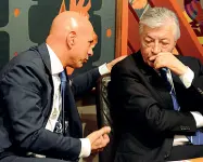  ??  ?? Cambio L’ex direttore Grassi e l’ex presidente Di Benedetto