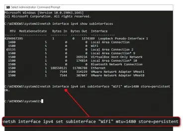  ?? ?? Decrease the size of your network’s MTU to fix problems with loading sites