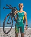  ??  ?? Triathlete Travis Coleman.