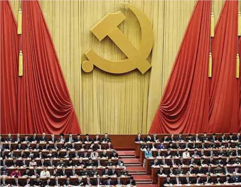  ?? Foto: AFP ?? Allmächtig in China: Die Kommunisti­sche Partei und ihre Führungska­der. Für Unternehme­n war es lange üblich, sich durch Geschenke deren Wohlwollen zu erkaufen.