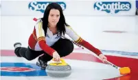  ?? JEFF MCINTOSH THE CANADIAN PRESS FILE PHOTO ?? Kerri Einarson’s Manitoba-based team repeated as Scotties Tournament of Hearts champions and will represent Canada at the world championsh­ip, set for April 30 to May 9 in Calgary.