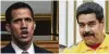  ?? AFP / Getty Images ?? Oppostion leader Juan Guaidó, left, and President Nicolas Maduro.