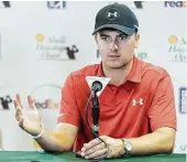  ?? Wilf Thorne ?? Jordan Spieth has been a devoted participan­t in the Shell Houston Open since his formative years.