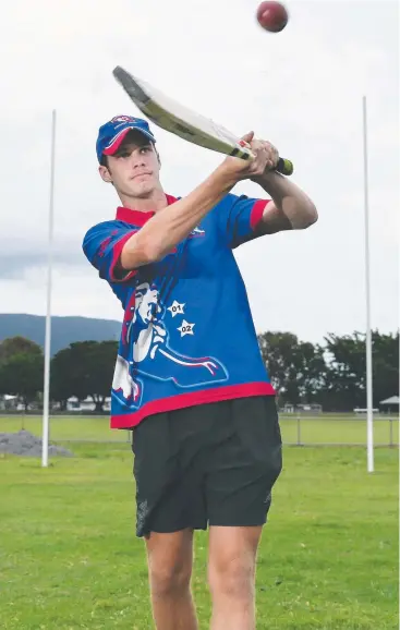  ??  ?? OWN SPACE: Barron River Cricket Club first-grade player Lachlan Sutton. Picture: BRENDAN RADKE