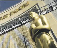  ?? AP ?? The Oscars will take place in-person, at the Dolby Theatre and outdoors at Union Station, in Los Angeles