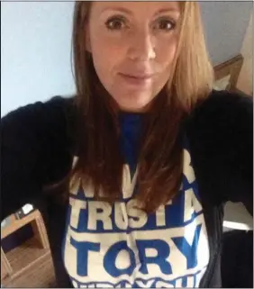  ?? ?? HOME TRUTHS: Angela Rayner’s selfies contradict her property claim