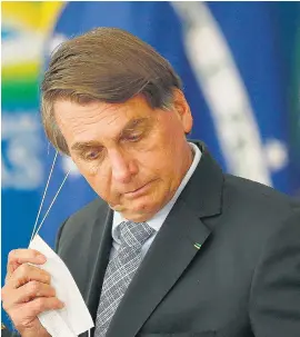  ?? I Xinhua ?? Bolsonaro, investigad­o por genocidio.