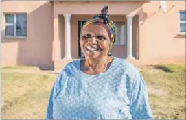  ?? Photo: Andy Mkosi ?? Community fighter: Nokuzola Siwaphi (above) helped the late Reverend Benson Sokopo in lodging the land claim in 1995. Seventy families shared R20.5-million after the claim was adjudicate­d in 2016.