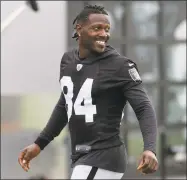  ?? Jeff Chiu / Associated Press ?? How Antonio Brown will fit in with the team culture of the Patriots has become the team’s biggest focal point in the aftermath of their drubbing of the Steelers.