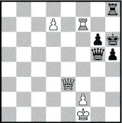  ??  ?? Puzzle B: I really like this puzzle. White to play is close to promoting his d pawn but Black seems to have defended accurately...