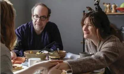  ??  ?? Paul Giamatti and Kathryn Hahn in Private Life. Photograph: Jojo Whilden/AP