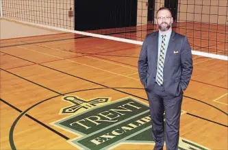  ?? SUBMITTED PHOTO ?? Rusty Haines has returned to the Trent Excalibur to take over as head coach of the women’s volleyball team.