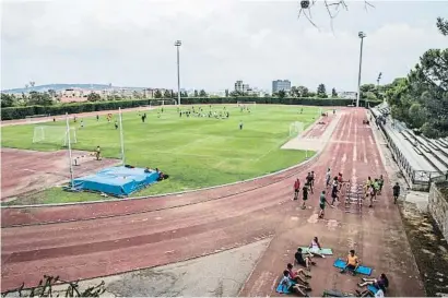  ?? IB  U U IXIDÓ ?? Les pistes esportives de la UB ocupen una superfície de 96.700 m2