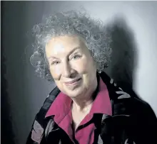  ?? DARREN CALABRESE/THE ?? In this June 9, 2015 photo, author Margaret Atwood poses to promote her novel, The Heart Goes Last in Toronto.