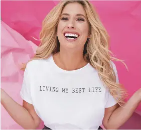  ??  ?? Ambitious brand: British TV presenter Stacey Solomon, who launched her own winter collection for Primark, which plans to expand in eastern Europe