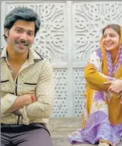  ?? PHOTO: HTBS ?? Varun Dhawan and Anushka Sharma play a tailor and an embroidere­r in their upcoming film, Sui Dhaaga