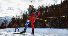  ?? Foto: Sven Hoppe, dpa ?? Die deutschen Biathleten sind nach Krankheit und Verletzung wieder fit für den Weltcup in Ruhpolding.