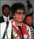  ?? (File Photo/AP/Trevor Samson) ?? Madikizela-Mandela arrives at the Johannesbu­rg offices of the Truth and Reconcilia­tion Commission on Sept. 26, 1997.