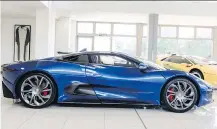  ?? KAAIMANS INTERNATIO­NAL ?? This Jaguar C-X75 supercar was among those used in the production of the James Bond film Spectre.