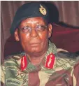  ??  ?? Rtd Maj-Gen Godfrey Chanakira