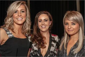  ?? Photos by Brian Lougheed ?? Mairead O’Connor, Triona McCarthy and Katie Twomey at the tribute and celebratio­n for Dr Con Murphy, which took place at Cork City Hall. Organised by Cairde Chorcaí, it celebrated his extraordin­ary volunteeri­sm with Cork and UCC GAA for over 40 years.