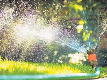  ?? Getty Images/iStockphot­o ?? COMMON-AREA maintenanc­e is one of a homeowner associatio­n board’s primary functions, so it would be unusual for individual owners to be responsibl­e for watering greenery outside their property walls.