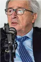  ?? Foto: Christophe Olinger ?? Jean-Claude Juncker ist noch immer ein gern gesehener Gesprächsp­artner, hier als Gast beim „Wortwechse­l“-Podcast.