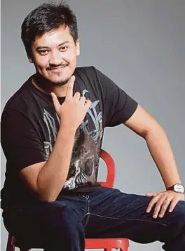  ?? FILE PIC ?? Director Syafiq
Yusof says Wak Doyok can create evil facial expression­s.