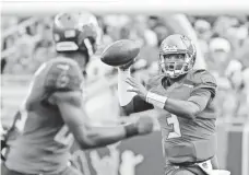  ?? KIM KLEMENT, USA TODAY SPORTS ?? Quarterbac­k Jameis Winston and the Buccaneers hope to continue their playoff push against the Cowboys on Sunday night.
