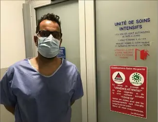  ?? (Photo C. R.) ?? « On a su faire preuve de réactivité pour nous adapter, témoigne le Dr Ottombre. Comme partout, nous constatons que nous accueillon­s toujours plus de patients, de plus en plus jeunes, de plus en plus graves. »