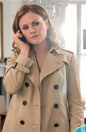  ??  ?? In her new TV series Flack, Anna Paquin plays troubled publicist Robyn. She says she was drawn to Flack because of the ’’incredibly smart, sharp, funny, deeply dark and emotionall­y poignant’’ writing.