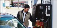  ?? Tyler Sizemore / Hearst Connecticu­t Media file photo ?? The 25-cent-a-gallon tax on gasoline will be phased back in over five months at a nickel a month from Dec. 1 through May 1.