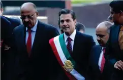  ?? CARLOS JASSO ?? Mexicos tidligere president Enrique Peña Nieto.