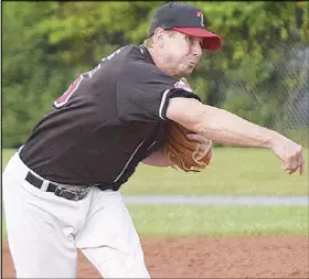  ?? File photo ?? John Chapman tossed a complete-game seven-hitter on Tuesday as the Truro Bearcats picked up a big NSSBL victory over the Halifax Pelham Canadians.