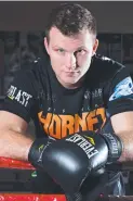  ??  ?? Jeff Horn is back in training.