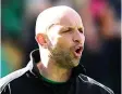  ??  ?? Excited: Jim Mallinder