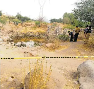  ?? / JOSÉ SALAS. ?? La zona fue resguardad­a por las autoridade­s.