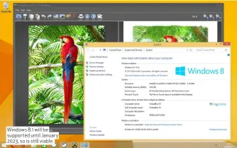  ??  ?? Windows 8.1 will be supported until January 2023, so is still viable.