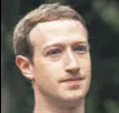  ?? AFP/FILE ?? Facebook founder and CEO Mark Zuckerberg