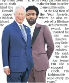  ??  ?? The Prince of Wales and the rapper Donald Glover