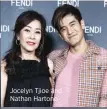  ??  ?? Jocelyn Tjioe and Nathan Hartono