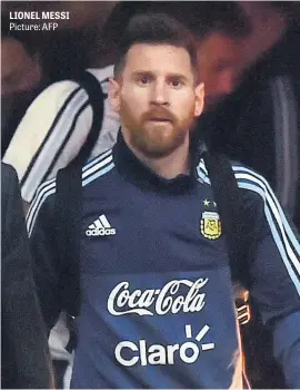  ?? Picture: AFP ?? LIONEL MESSI