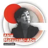  ??  ?? Akie Matsuzaki–Abe GIAPPONE