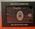  ?? Don Lindich ?? ChargeCard phone charger