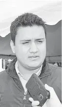  ??  ?? Alan Aejandro Álvarez Izaguirre, regidor de la Comisión de Mercados.