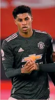  ??  ?? Bomber Marcus Rashford, 23 anni, Manchester United, a doppietta