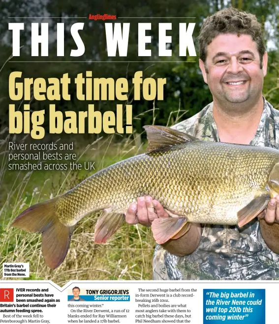 Barbel madness Amazing catches - PressReader